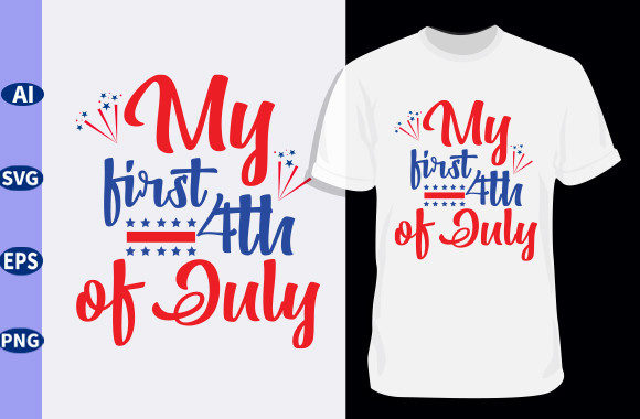 4th July SVG 15, My 1st 4th of July