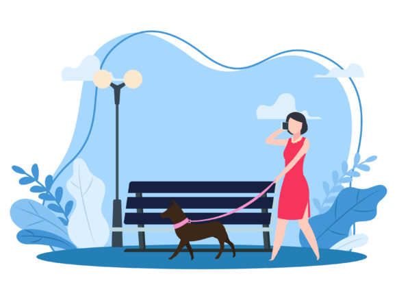 A Leisurely Walk with Your Beloved Dog