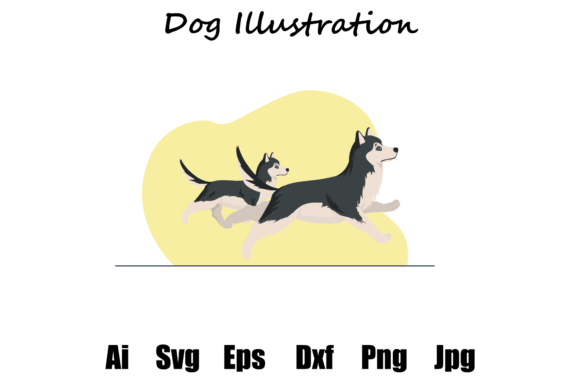 Cute Pet Dog Illustration