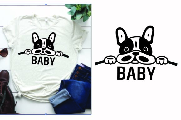 Dog Baby T-shirt Design