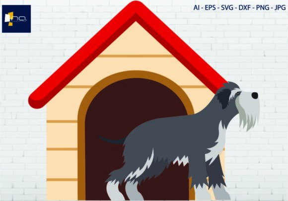 Dog Breed Schnauzer and House