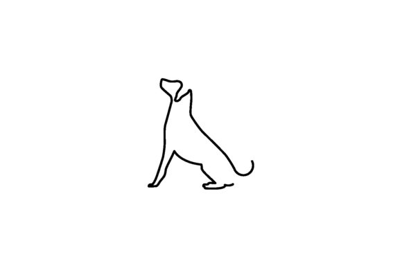 Dog Logo Design Vector Isolated
