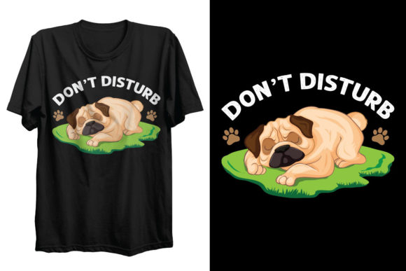 Don’t Disturb Bulldog Svg T Shirt Design