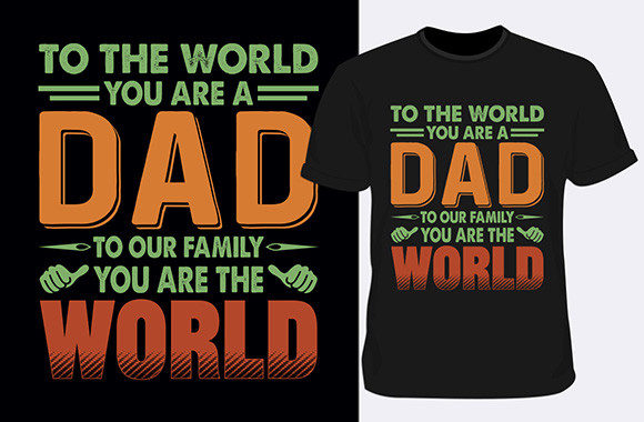 To the World You Are a Dad Vintage Color